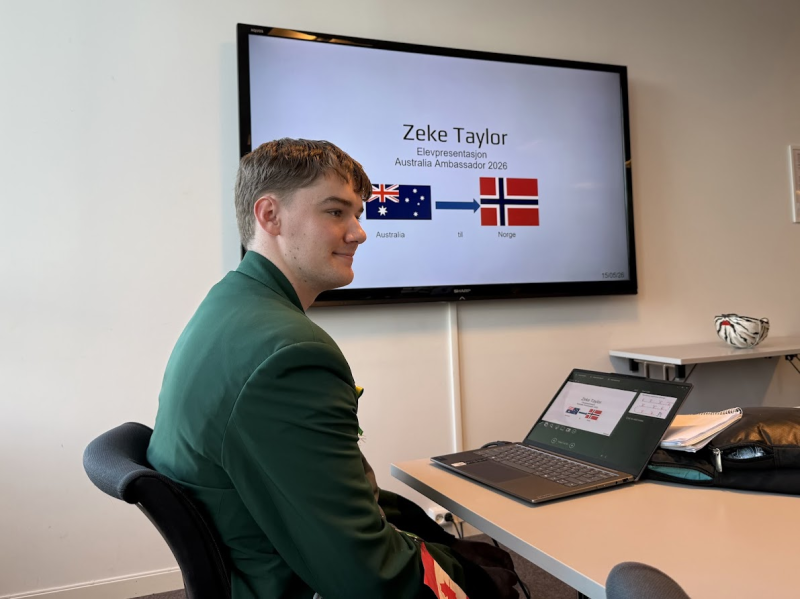 Zeke er vår utvekslingsstudent